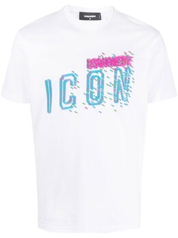 Dsquared2: Футболка  Icon с принтом