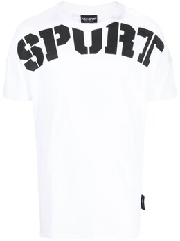 Plein Sport: Белая футболка 