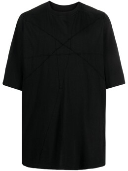 Rick Owens Drkshdw: Футболка  Jumbo в стиле пэчворк
