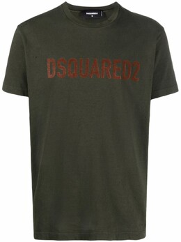 Dsquared2: Зелёная футболка 