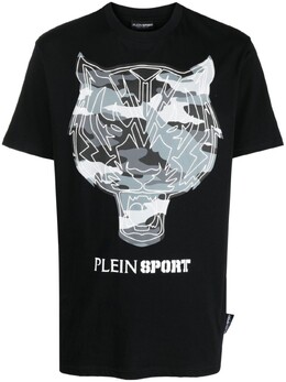 Plein Sport: Чёрная футболка 