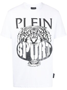 Plein Sport: Белая футболка 