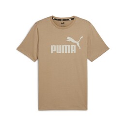 PUMA: Бежевая футболка  Essentials