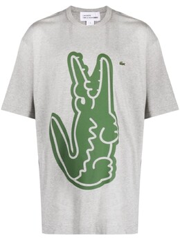 Comme Des Garcons Shirt: Серая футболка 