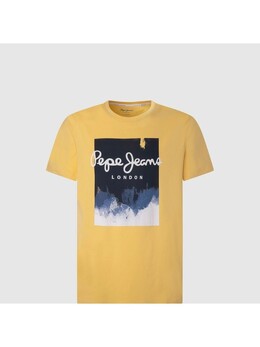 Pepe Jeans: Жёлтая футболка 