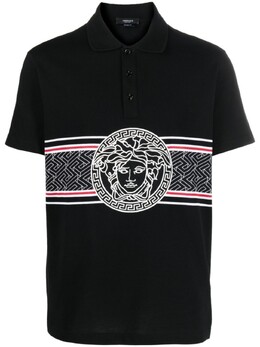 Versace: Рубашка  Medusa с принтом