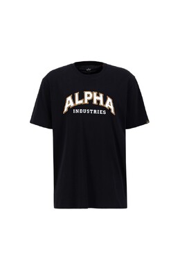 Alpha Industries: Чёрная футболка 