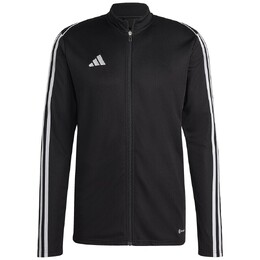 Adidas: Чёрная куртка  Tiro