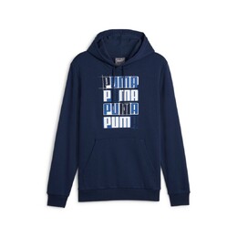 PUMA: Синяя толстовка 