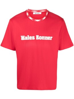 Wales Bonner: Красная футболка 