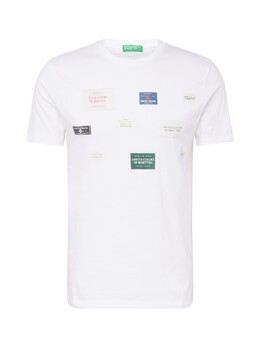United Colors Of Benetton: Белая футболка 