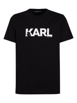 Karl Lagerfeld: Чёрная футболка 