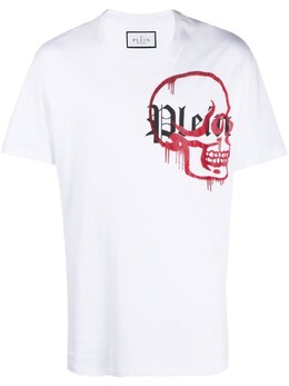Philipp Plein: Футболка с v-образным вырезом 