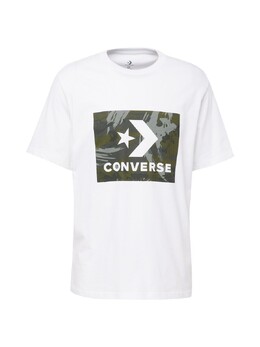 Converse: Белая футболка 