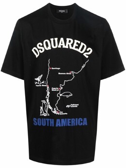 Dsquared2: Чёрная футболка 