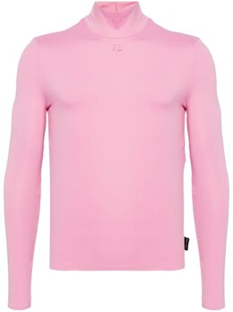 Courreges: Розовая футболка 