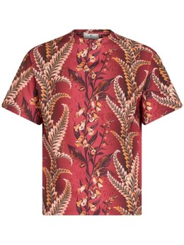 Etro: Футболка  Foliage с принтом