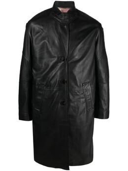 Zadig&Voltaire: Кожаное пальто 
