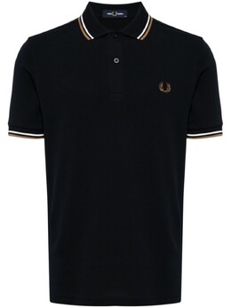 Fred Perry: Синяя рубашка  Twin Tipped