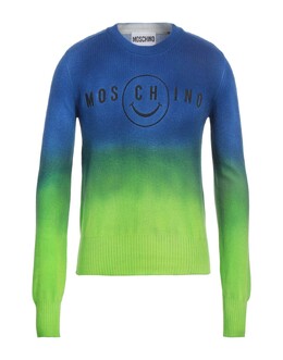 Moschino: Синий свитер 