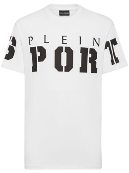 Plein Sport: Белая футболка 