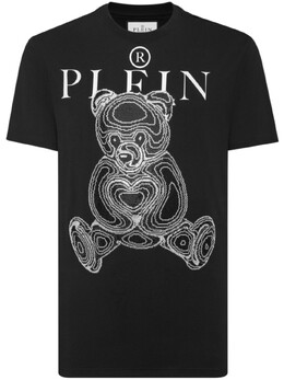 Philipp Plein: Чёрная футболка  Teddy Bear