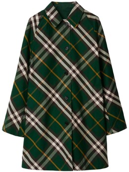 Burberry: Пальто в клетку 