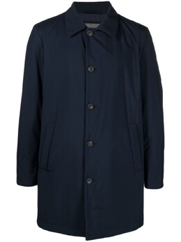 Corneliani: Синий пуховик 