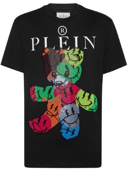 Philipp Plein: Чёрная футболка  Teddy Bear