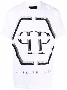 Philipp Plein: Белая футболка 