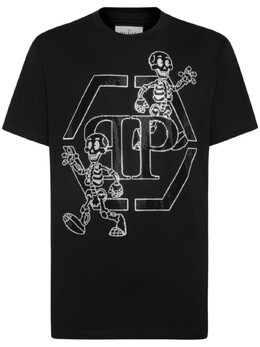 Philipp Plein: Футболка со стразами 