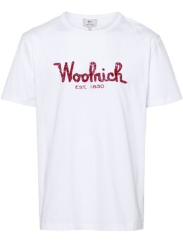 Woolrich: Белая футболка 