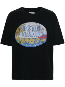 Rhude: Чёрная футболка 