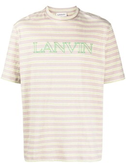 Lanvin: Коричневая футболка 