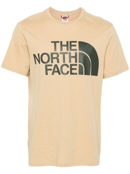 The North Face: Коричневая футболка 