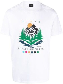 PS Paul Smith: Футболка с принтом 