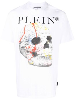 Philipp Plein: Футболка  Skull с принтом