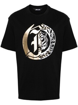 Just Cavalli: Чёрная футболка 