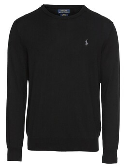 Polo Ralph Lauren: Чёрный свитер 