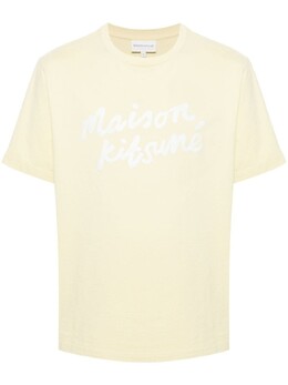 Maison Kitsuné: Футболка с принтом 