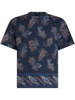 Etro: Футболка с принтом 