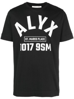1017 ALYX 9SM: Чёрная футболка  Techno