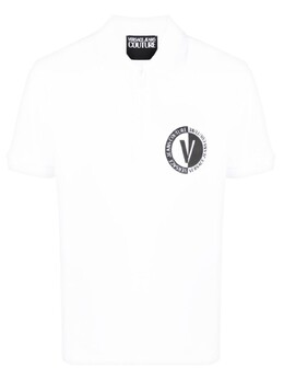 Versace Jeans Couture: Поло с принтом 
