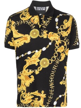 Versace Jeans Couture: Чёрная рубашка 