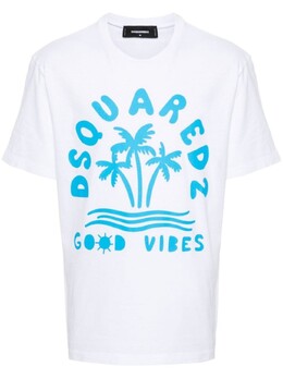 Dsquared2: Белая футболка 