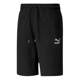 PUMA: Чёрные шорты  Classics