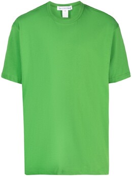 Comme Des Garcons Shirt: Зелёная футболка 