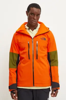 The North Face: Оранжевая куртка 