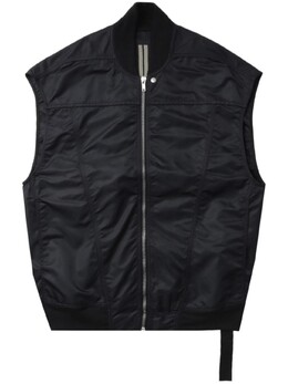 Rick Owens Drkshdw: Чёрный жилет  Jumbo