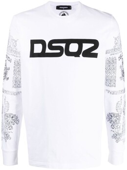Dsquared2: Белая толстовка 